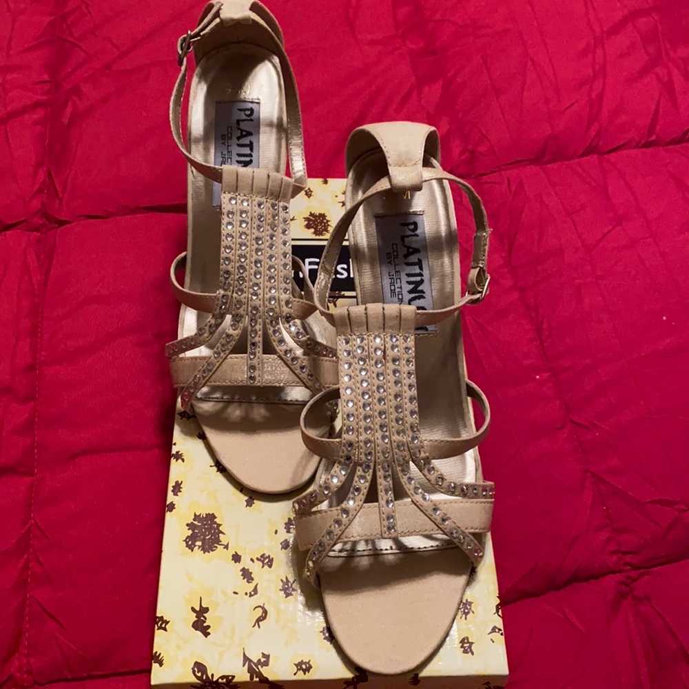 Bedazzled Beige Sandal